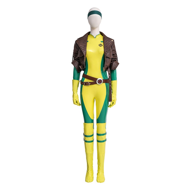 X-Men Anna Marie Cosplay Costume Rogue Halloween Suit