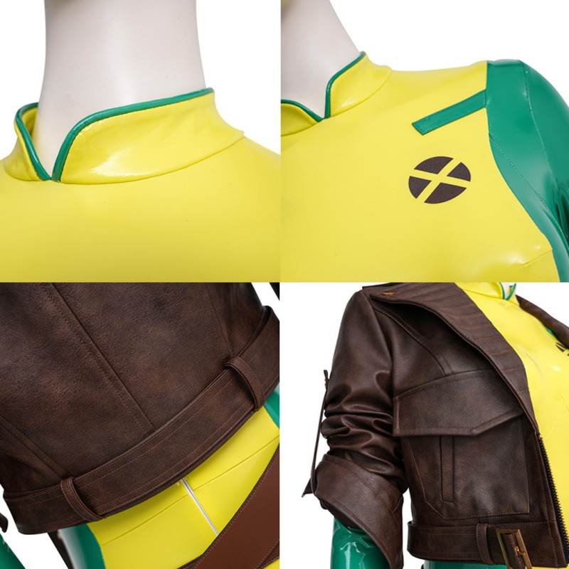 X-Men Anna Marie Cosplay Costume Rogue Halloween Suit