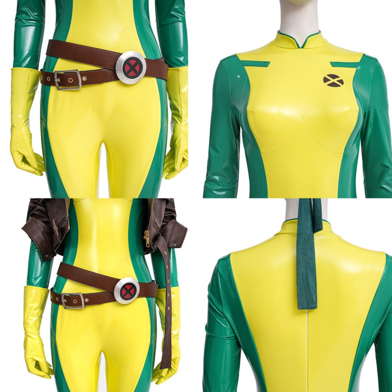 X-Men Anna Marie Cosplay Costume Rogue Halloween Suit