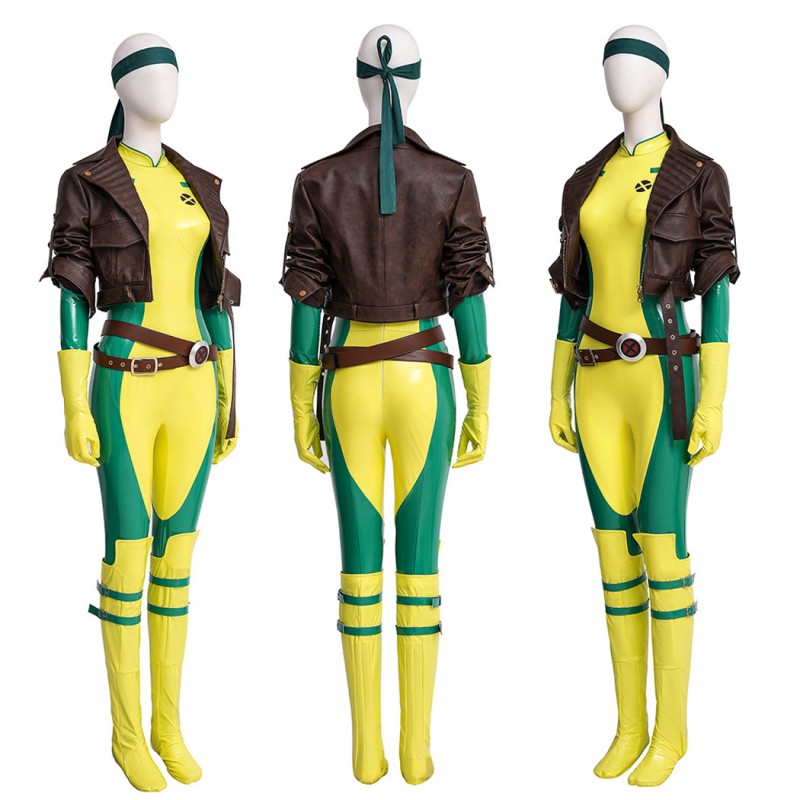 X-Men Anna Marie Cosplay Costume Rogue Halloween Suit