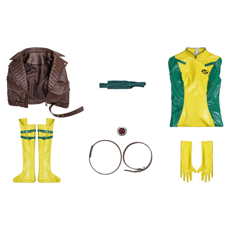 X-Men Anna Marie Cosplay Costume Rogue Halloween Suit