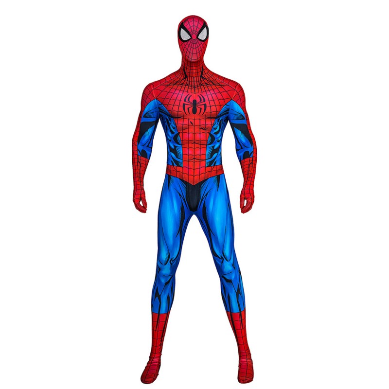 Spider-Man Jumpsuit Comic Spider Man Cosplay Costume Printed Suit