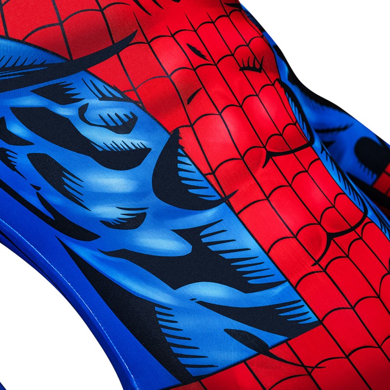 Spider-Man Jumpsuit Comic Spider Man Cosplay Costume Printed Suit