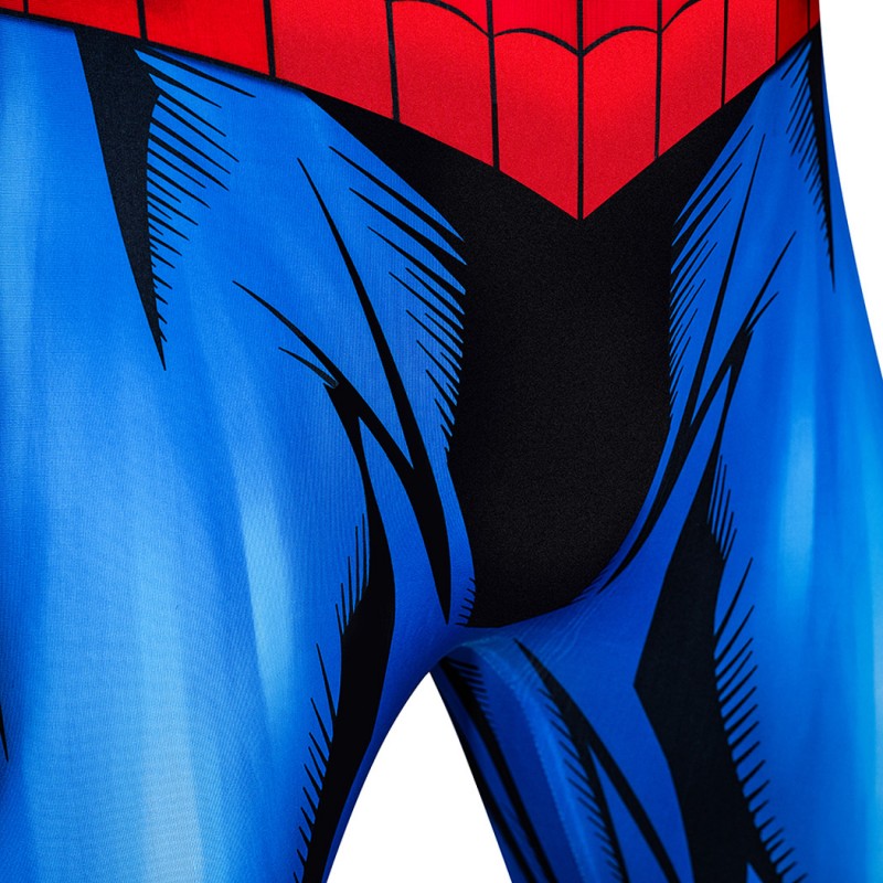 Spider-Man Jumpsuit Comic Spider Man Cosplay Costume Printed Suit