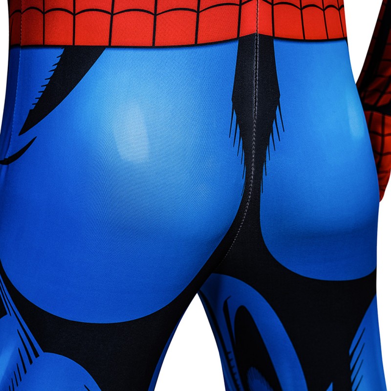 Spider-Man Jumpsuit Comic Spider Man Cosplay Costume Printed Suit