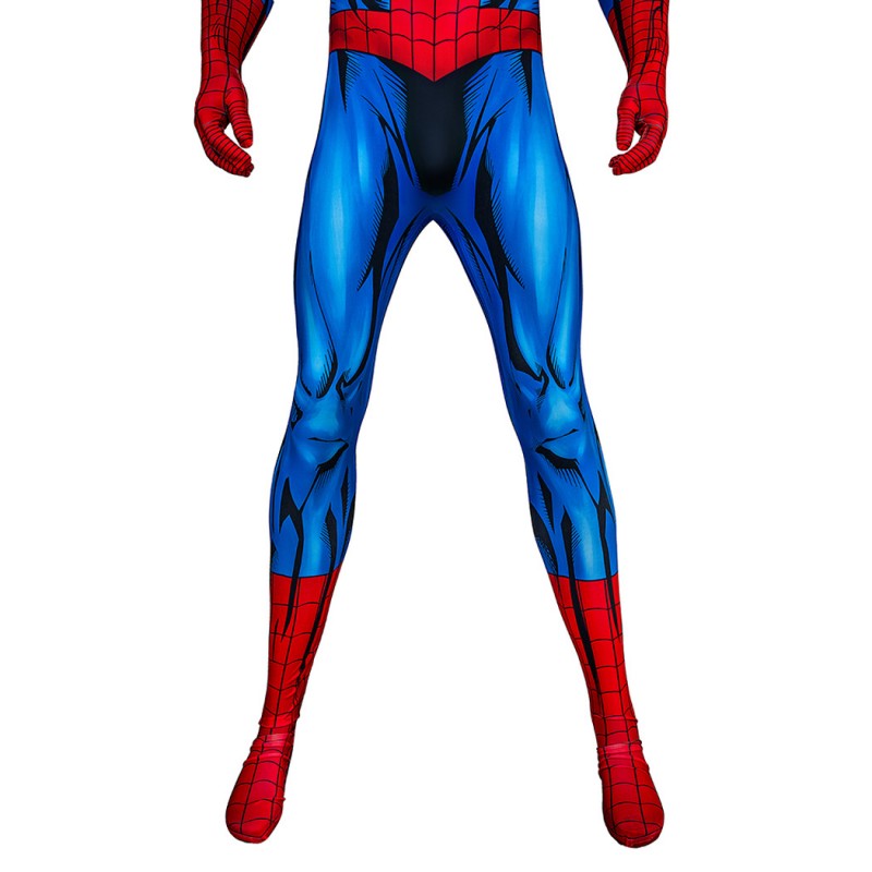 Spider-Man Jumpsuit Comic Spider Man Cosplay Costume Printed Suit