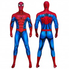 Spider-Man Jumpsuit Comic Spider Man Cosplay Costume Printed Suit