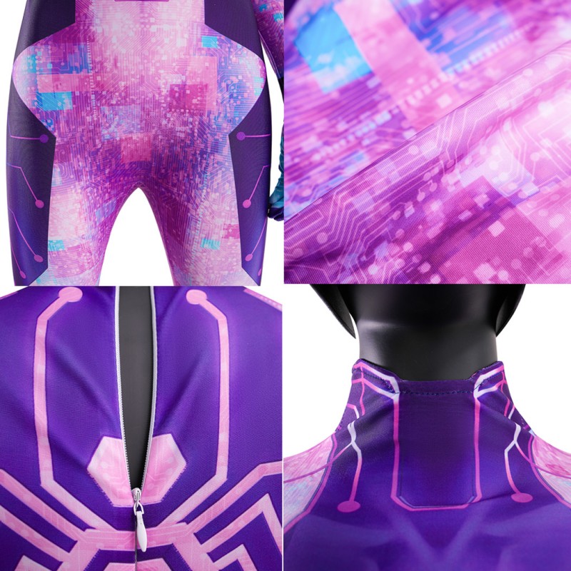 Spider-Byte Jumpsuit Spider-Man Across the Spider-Verse Cosplay Costume Halloween Suit