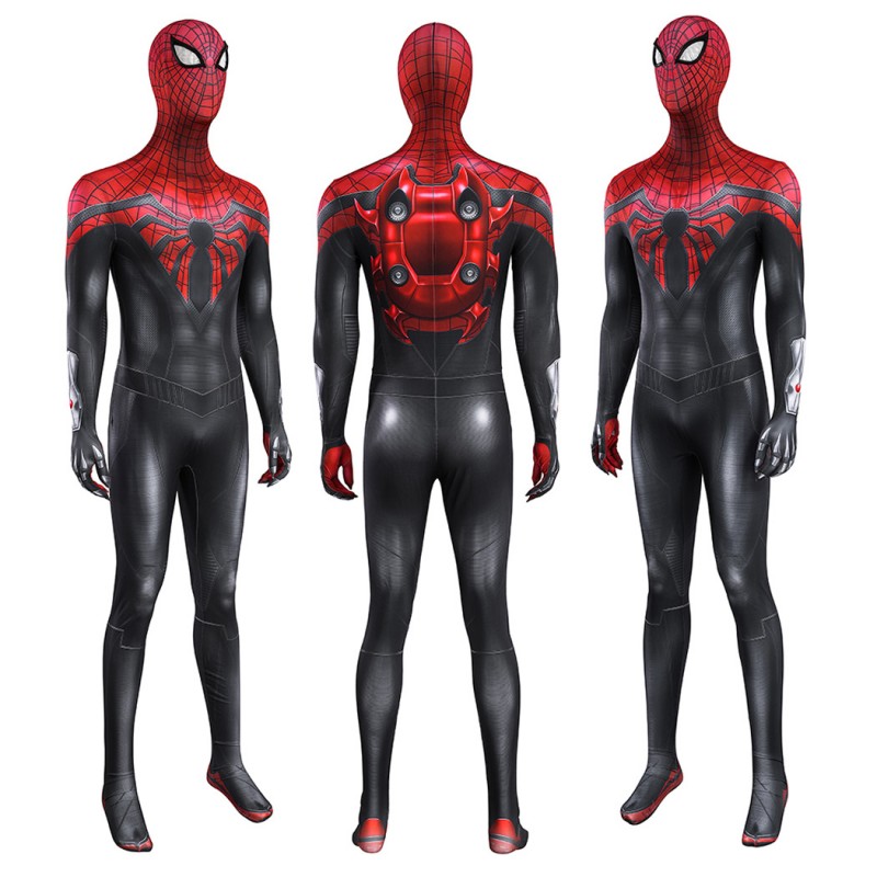 Superior Spiderman Jumpsuit Spider-Man 2 Cosplay Costume Peter Parker Suit