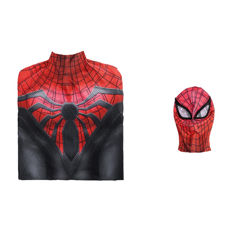 Superior Spiderman Jumpsuit Spider-Man 2 Cosplay Costume Peter Parker Suit