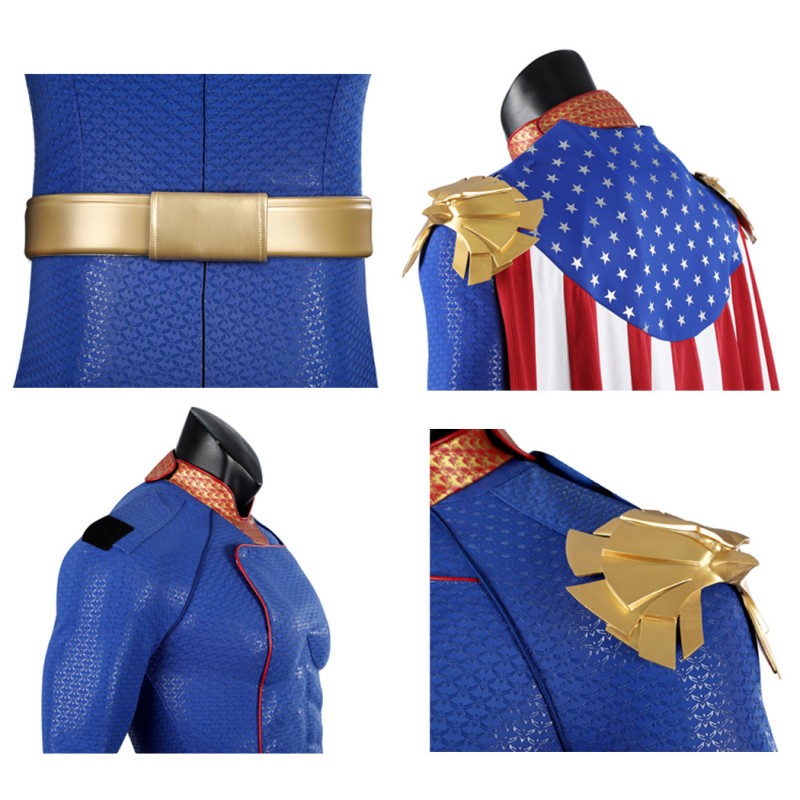 The Boys Season 3 Cosplay Costume The Homelander Halloween Suit Male Blue Outfits