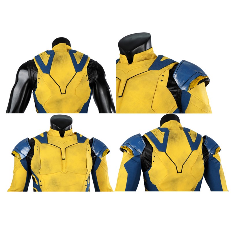 Wolverine Suit Deadpool & Wolverine Cosplay Costume Yellow Halloween Outfits