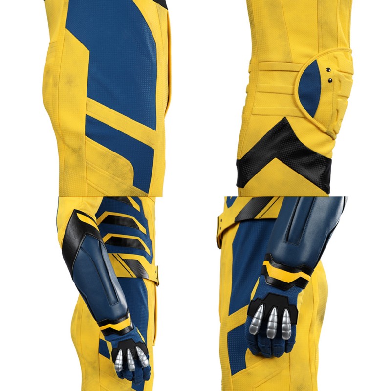 Wolverine Suit Deadpool & Wolverine Cosplay Costume Yellow Halloween Outfits