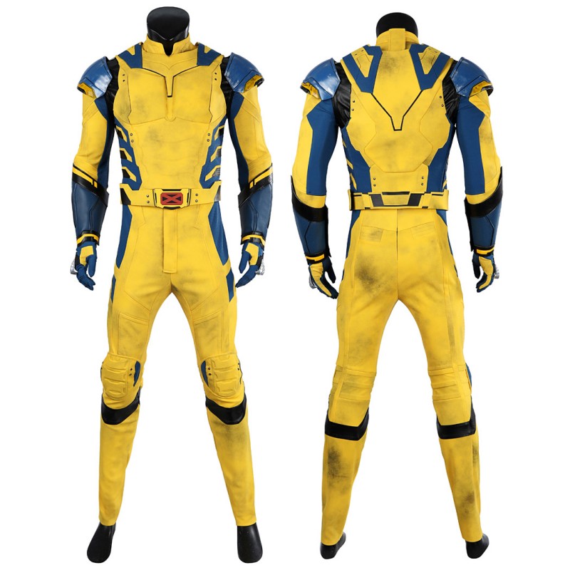 Wolverine Suit Deadpool & Wolverine Cosplay Costume Yellow Halloween Outfits