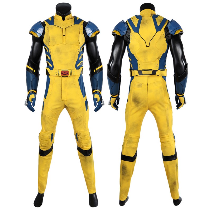 Wolverine Suit Deadpool & Wolverine Cosplay Costume Yellow Halloween Outfits