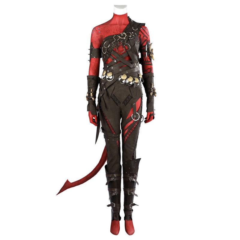 Baldurs Gate 3 Karlach Costume Game BG3 Cosplay Suit Halloween Outfit