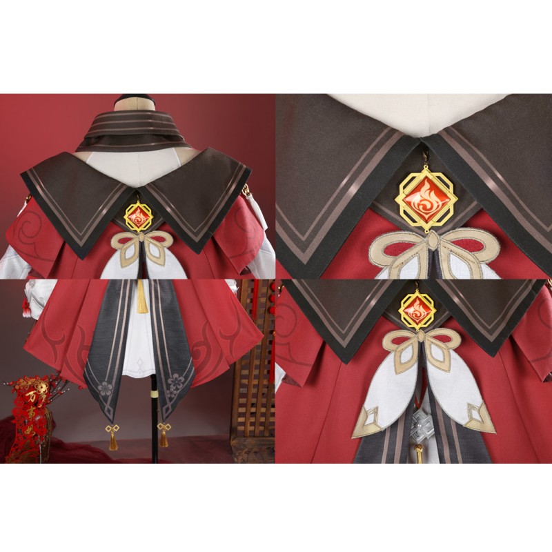 Hu Tao Costume Game Genshin Impact Cosplay Suit Women Halloween Gifts