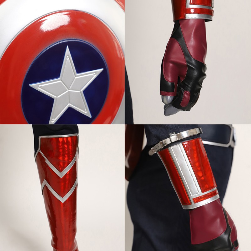 Captain America Sam Wilson Suit Captain America Brave New World Cosplay Costumes