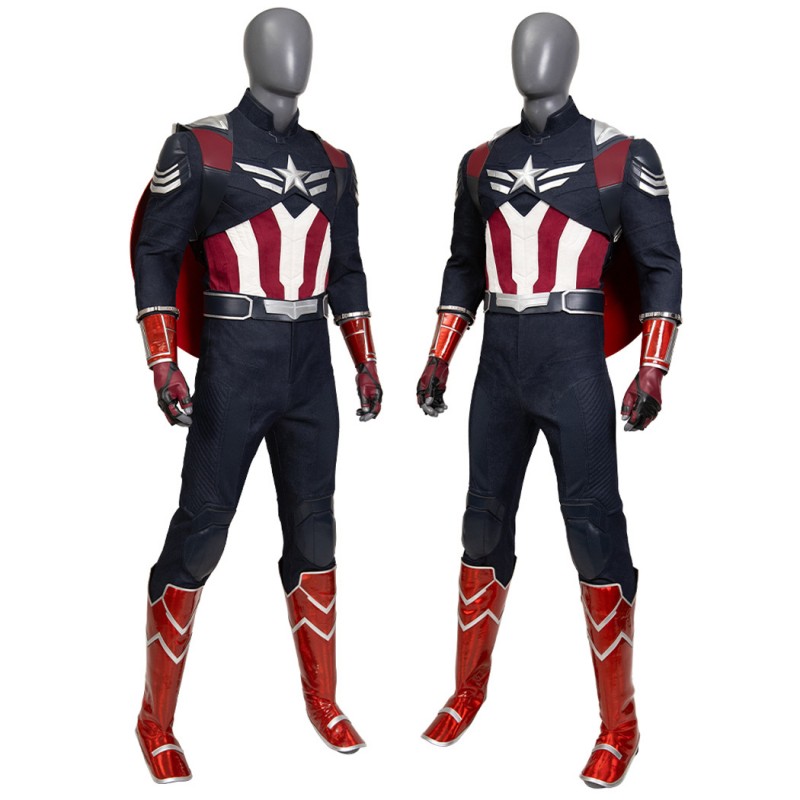 Captain America Sam Wilson Suit Captain America Brave New World Cosplay Costumes