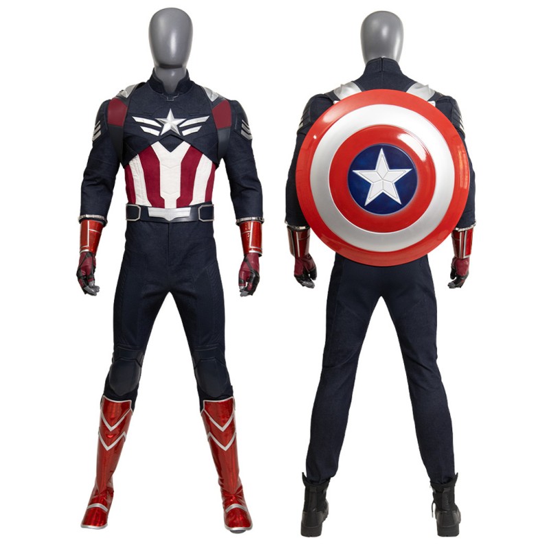 Captain America Sam Wilson Suit Captain America Brave New World Cosplay Costumes