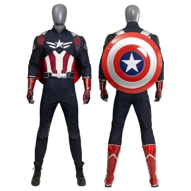 Captain America Sam Wilson Suit Captain America Brave New World Cosplay Costumes