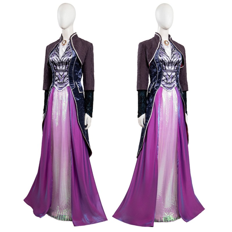 Agatha Harkness Costume WandaVision Cosplay Suit Women Dress Outfits