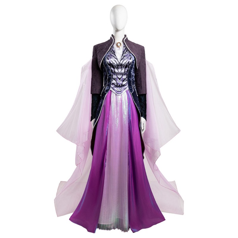 Agatha Harkness Costume WandaVision Cosplay Suit Women Dress Outfits