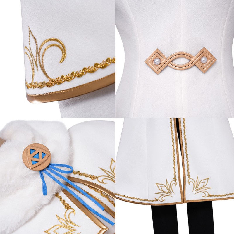 Princess Zelda Winter Suit The Legend of Zelda Cosplay Costume