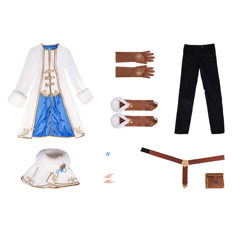 Princess Zelda Winter Suit The Legend of Zelda Cosplay Costume