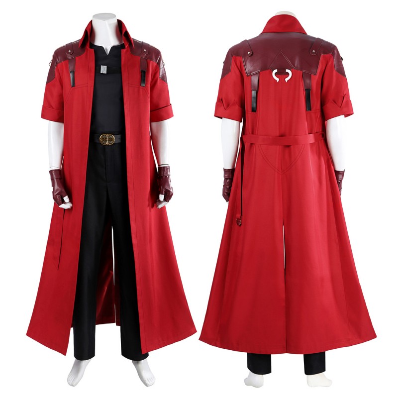 Devil May Cry Dante Costume Game DMC 5 Cosplay Suit Red Halloween Outfits