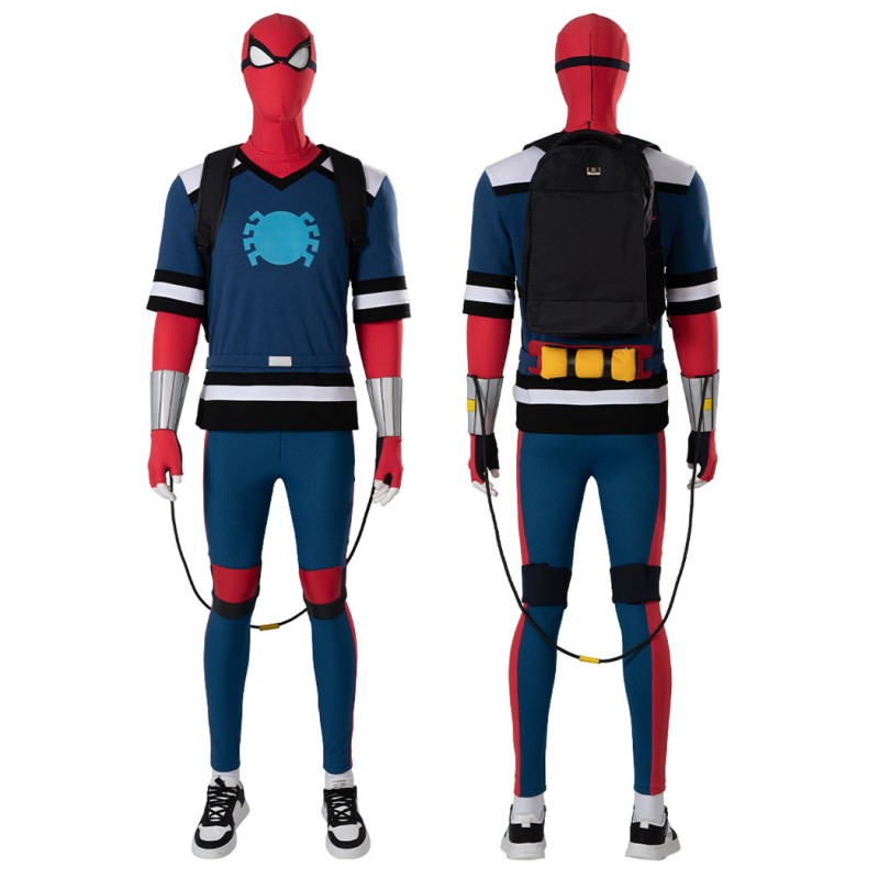 Spider-Man Freshman Year Cosplay Costume Spiderman Peter Parker Jumpsuit