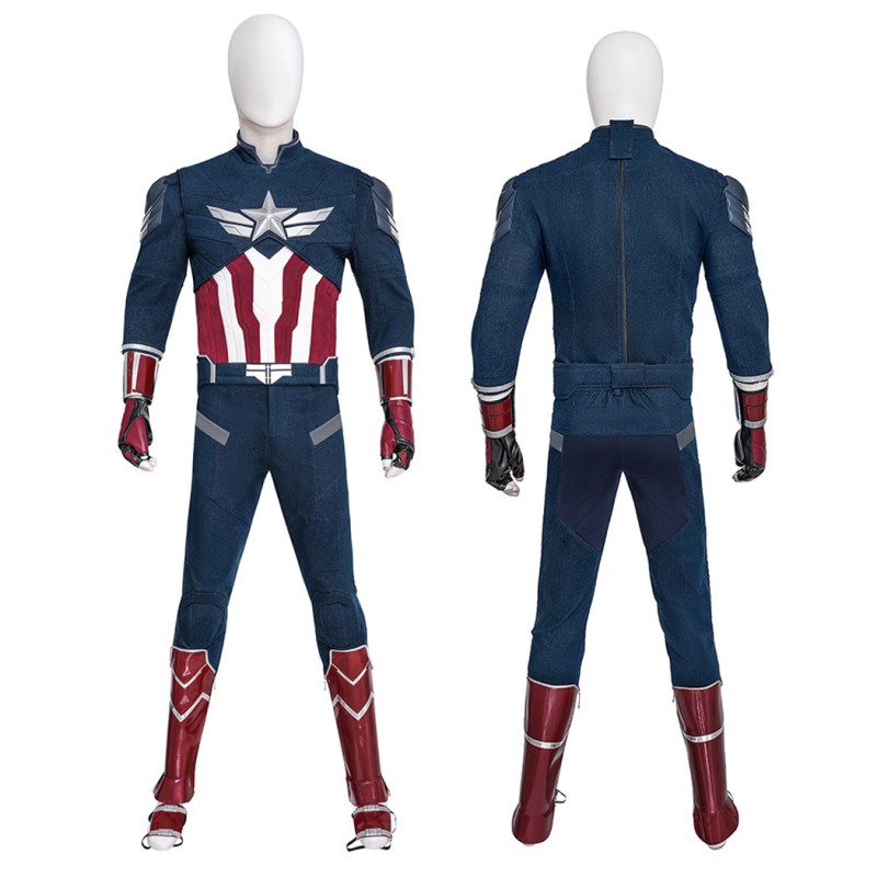 Sam Wilson Costume Captain America Brave New World Halloween Cosplay Suit