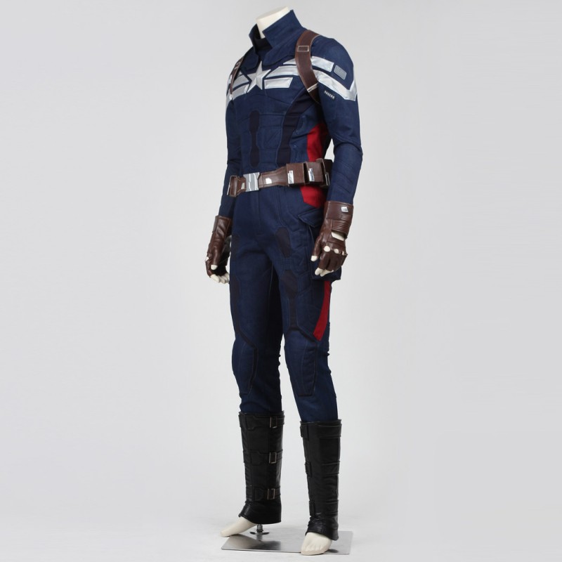 Captain America 2 Costume Captain America The Winter Soldier Suit Steve Rogers Cosplay Suit