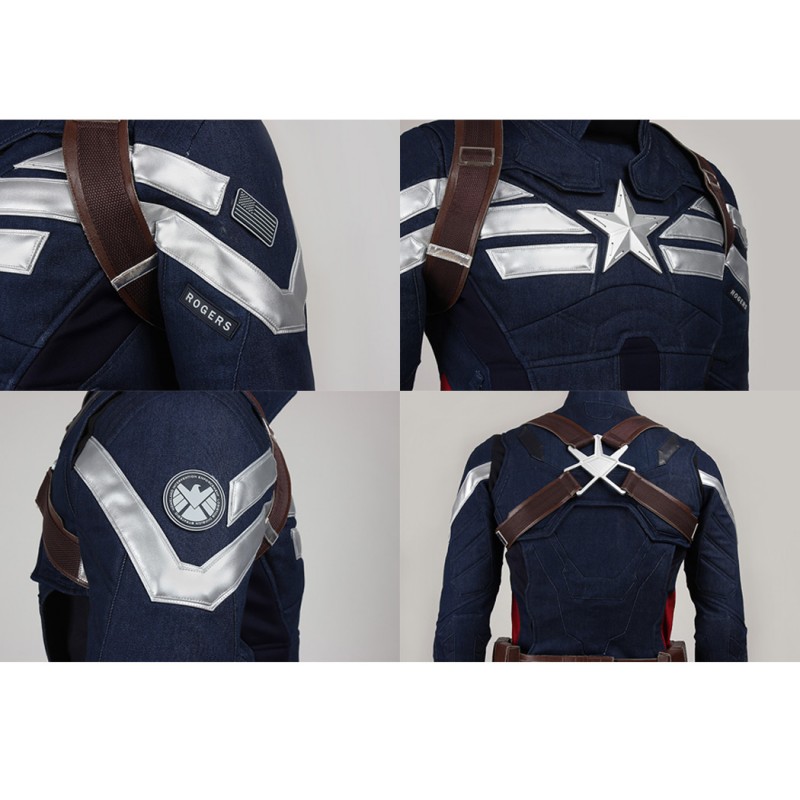 Captain America 2 Costume Captain America The Winter Soldier Suit Steve Rogers Cosplay Suit