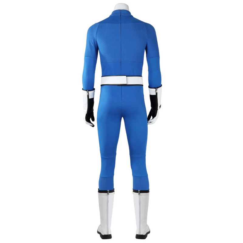 Fantastic 4 Jumpsuit Mister Fantastic Reed Richards Cosplay Costume Blue Suit