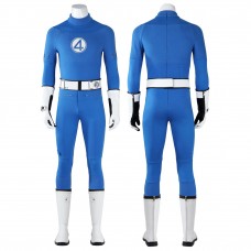 Fantastic 4 Jumpsuit Mister Fantastic Reed Richards Cosplay Costume Blue Suit