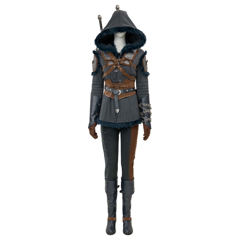 The Witcher 4 Ciri Cosplay Costume Women Halloween Outfit