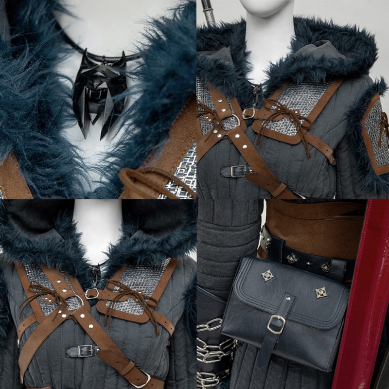 The Witcher 4 Ciri Cosplay Costume Women Halloween Outfit