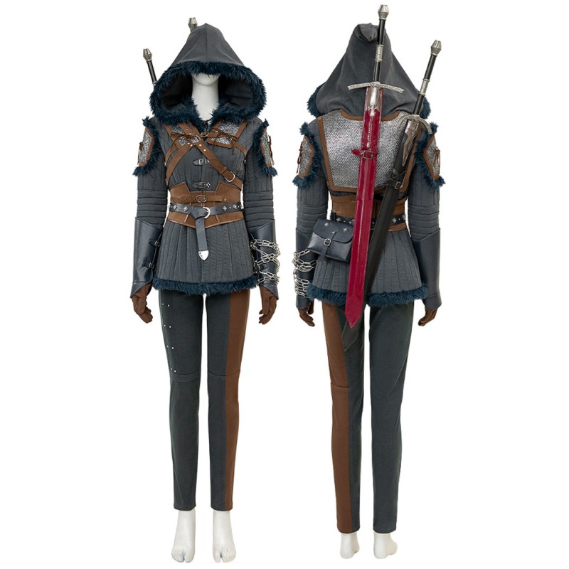 The Witcher 4 Ciri Cosplay Costume Women Halloween Outfit