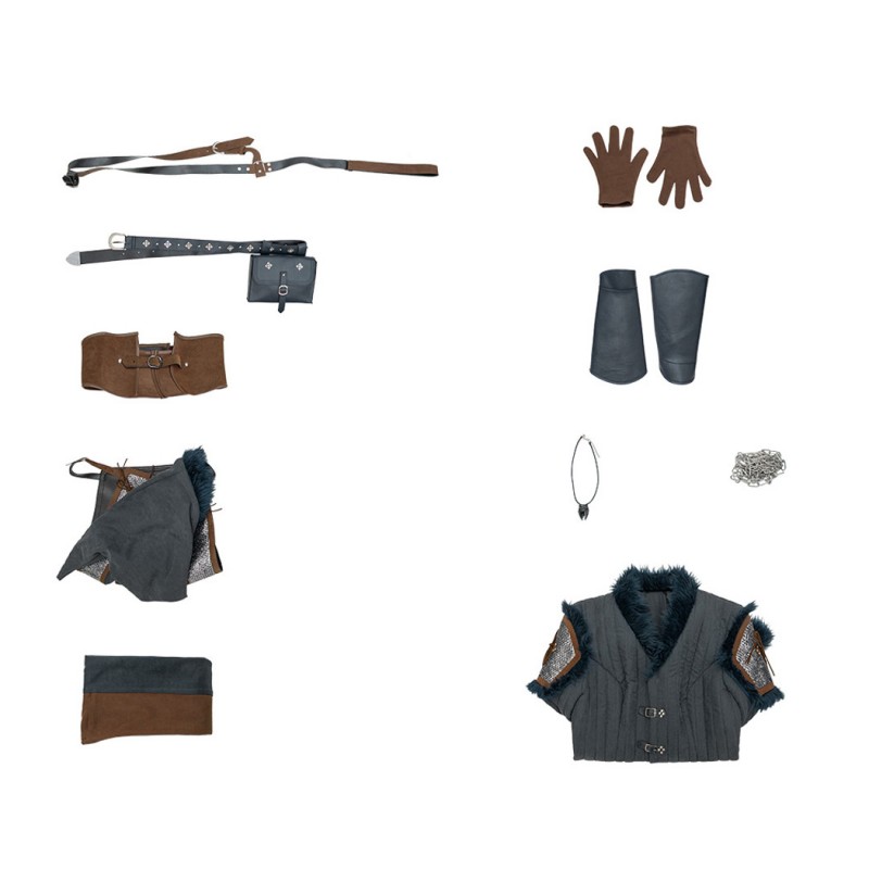 The Witcher 4 Ciri Cosplay Costume Women Halloween Outfit