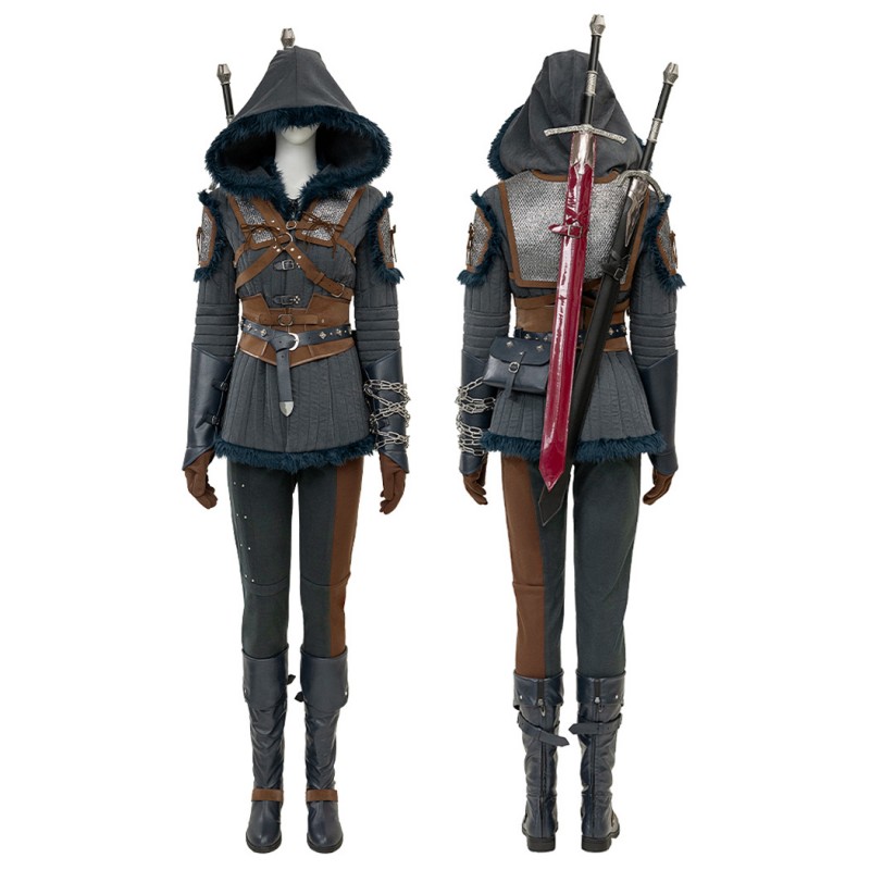 The Witcher 4 Ciri Cosplay Costume Women Halloween Outfit