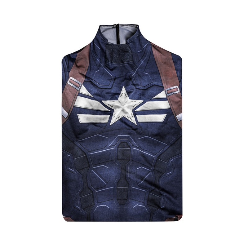 Captain America Stealth Jumpsuit Captain America The Winter Soldier Cosplay Costume