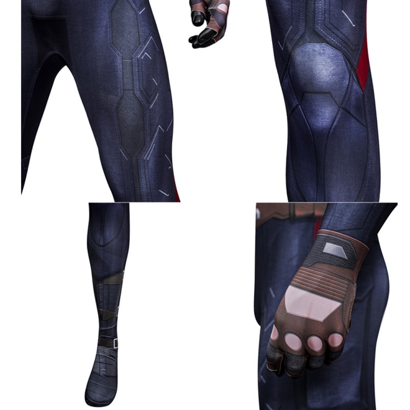 Captain America Stealth Jumpsuit Captain America The Winter Soldier Cosplay Costume