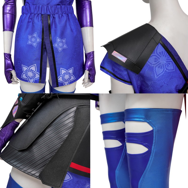 Psylocke Costume Marvel Rivals Halloween Cosplay Suit