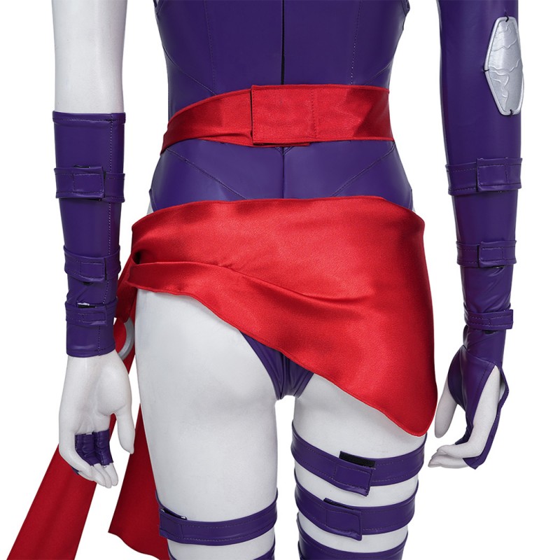 Marvel Rivals Psylocke Cosplay Costume Women Halloween Suit