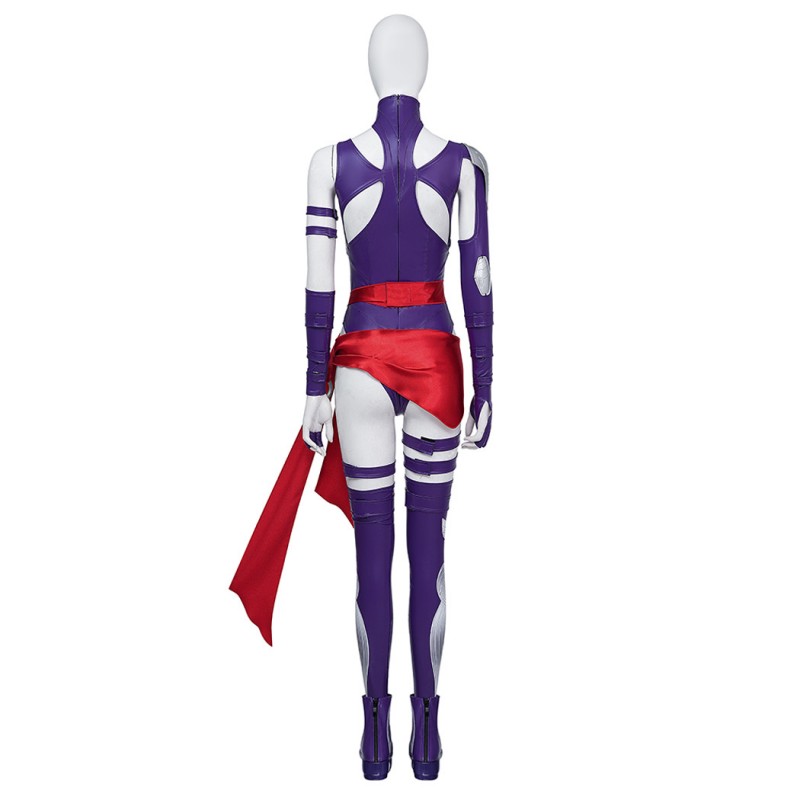 Marvel Rivals Psylocke Cosplay Costume Women Halloween Suit