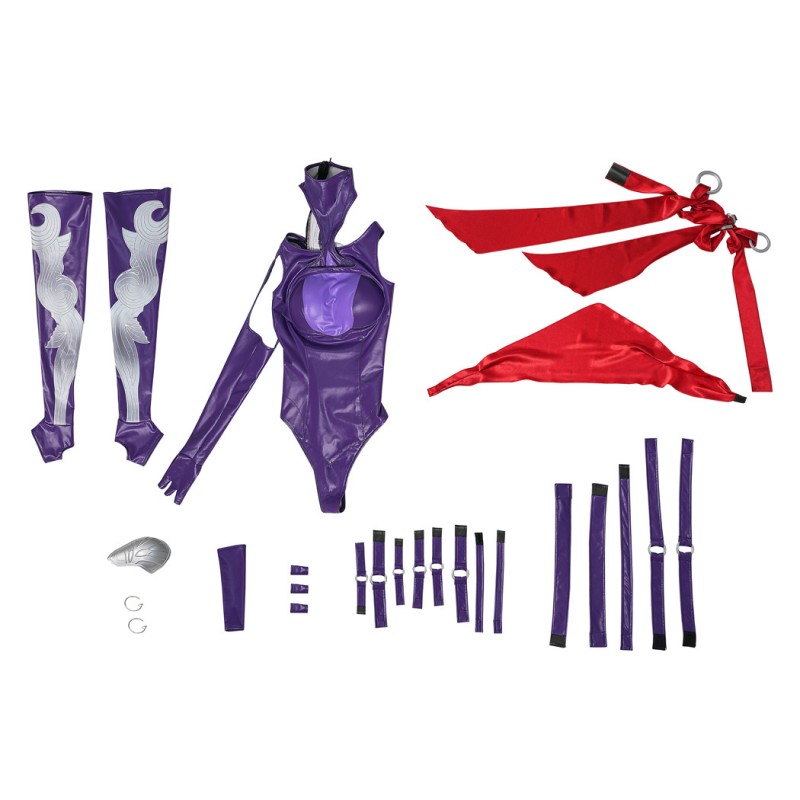 Marvel Rivals Psylocke Cosplay Costume Women Halloween Suit