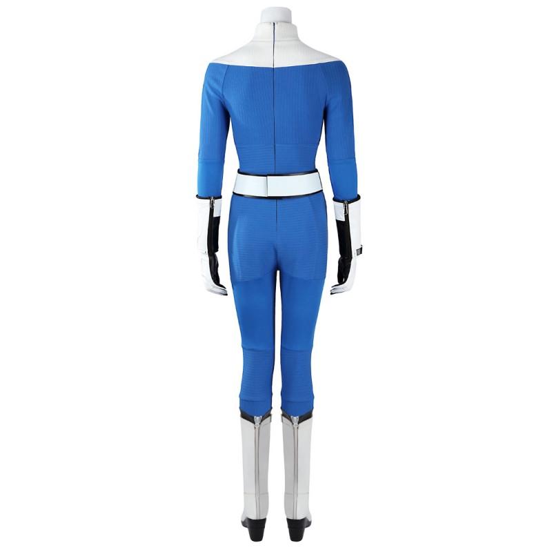 Susan Storm Costume The Fantastic 4 First Steps Invisible Woman Cosplay Suit Blue Outfits