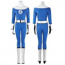 Susan Storm Costume The Fantastic 4 First Steps Invisible Woman Cosplay Suit Blue Outfits