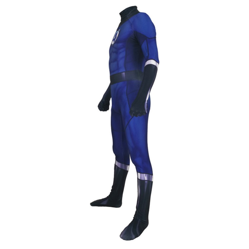 Kids Fantastic 4 Jumpsuit Mister Fantastic Reed Richards Cosplay Costume